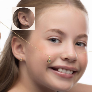 Conjunto Brinco e Pingente