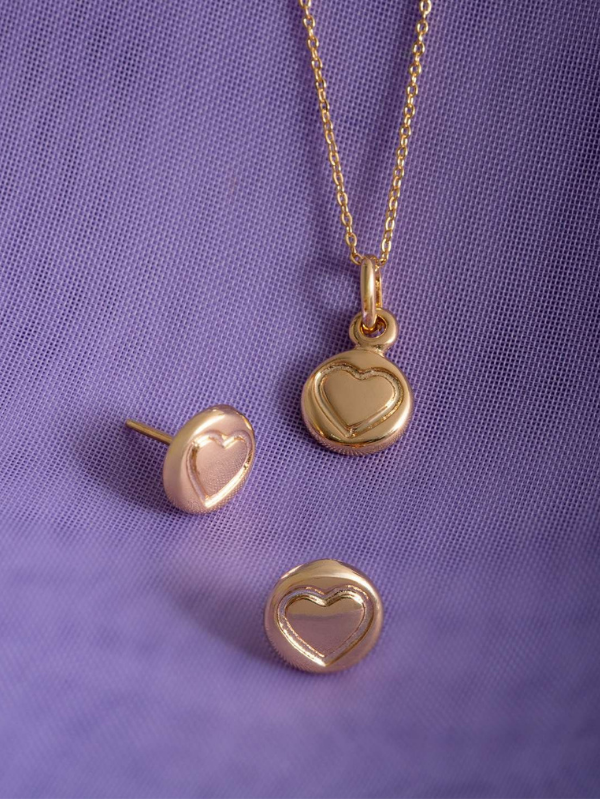 Conjunto Brinco e Pingente