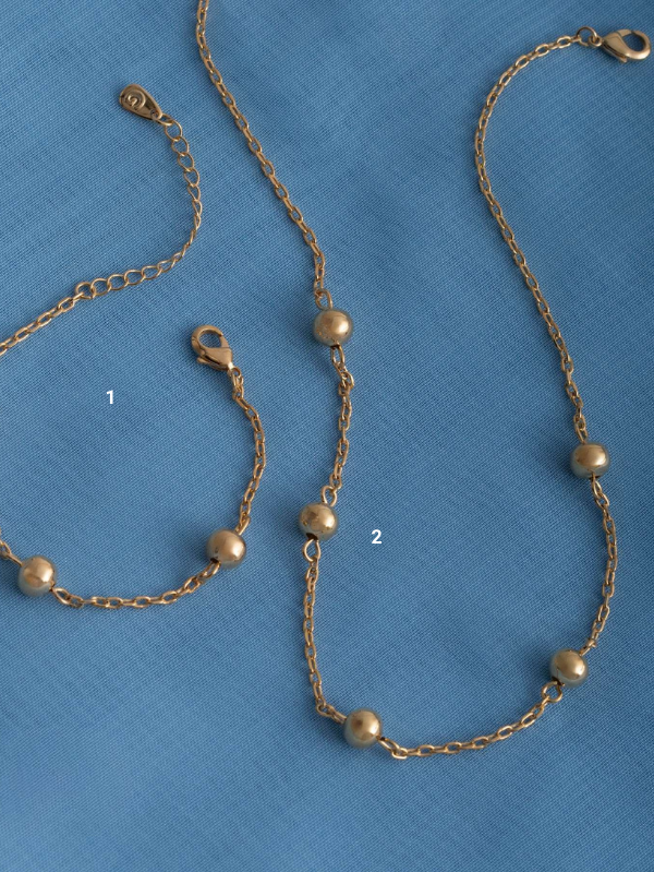 Conjunto Colar e Pulseira