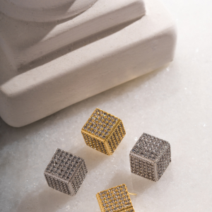 Brinco Strass - Tam  1,7cm