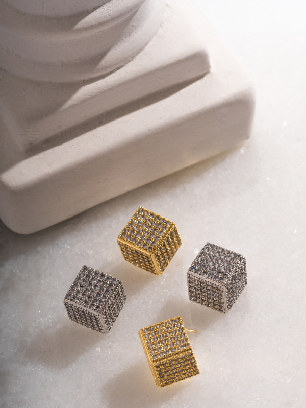 Brinco Strass - Tam  1,7cm